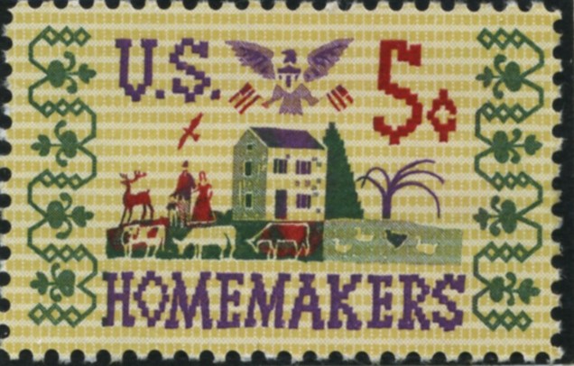 Scott 1253 5 Cent Stamp Homemakers