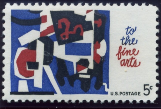 Scott 1259 5 Cent Stamp Modern Fine Arts