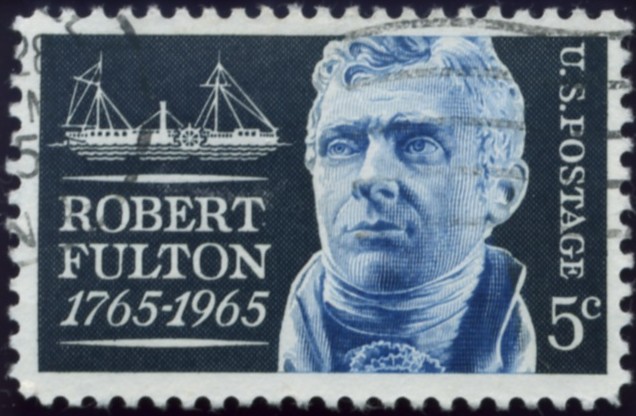 Scott 1270 5 Cent Stamp Robert Fulton