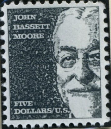 Scott 1295 $5 Dollar John Bassett Moore