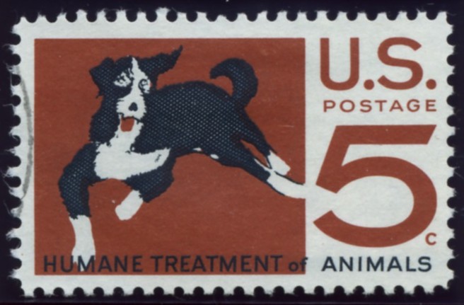 Scott 1307 5 Cent Stamp Humane Treatment of Animals