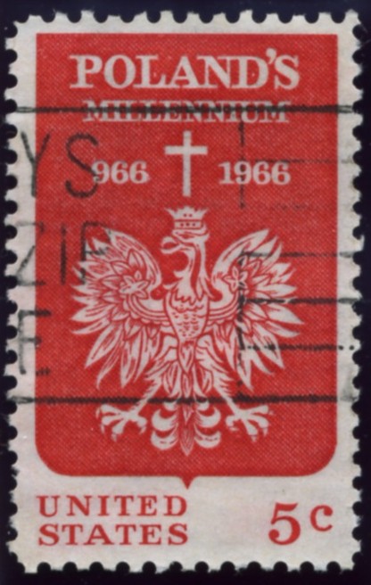 Scott 1313 5 Cent Stamp Polish Millennium