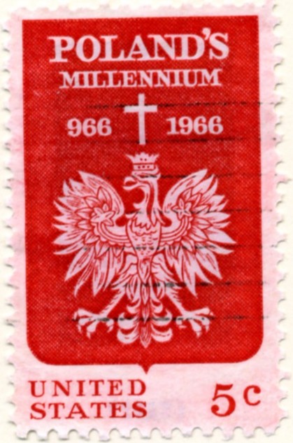 Scott 1313 5 Cent Stamp Polish Millennium a
