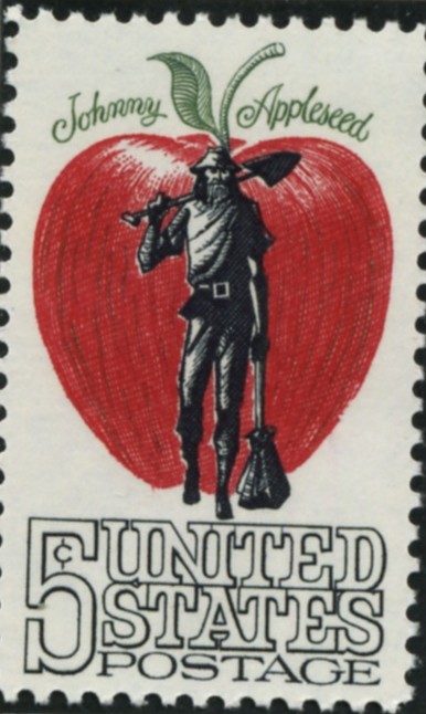 Scott 1317 5 Cent Stamp Johnny Appleseed