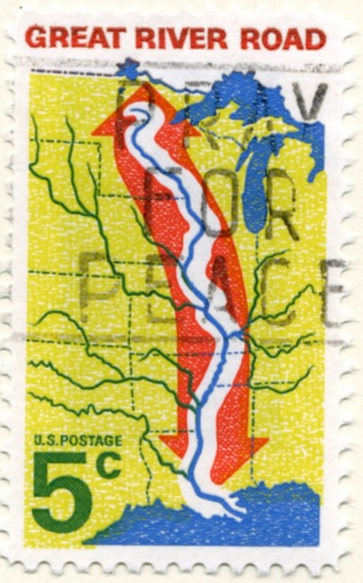 Scott 1319 5 Cent Stamp Great River Road a