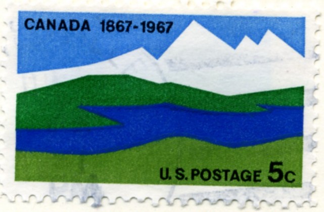 Scott 1324 5 Cent Stamp Canada Centennial a