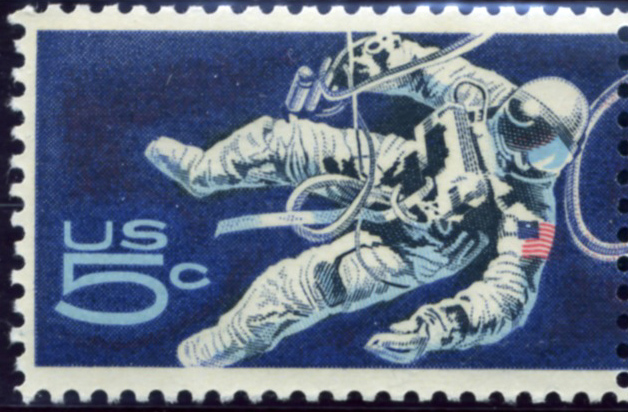 Scott 1331 5 Cent Stamp Astronaut b