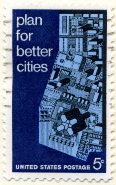 Scott 1333 5 Cent Stamp Urban Planning