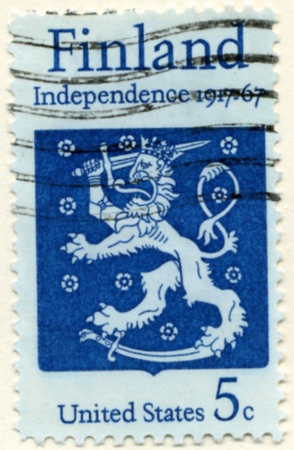 Scott 1334 5 Cent Stamp Finland Independence