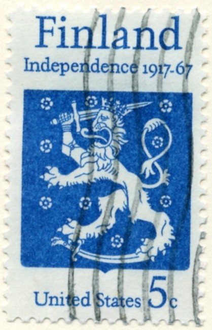 Scott 1334 5 Cent Stamp Finland Independence a