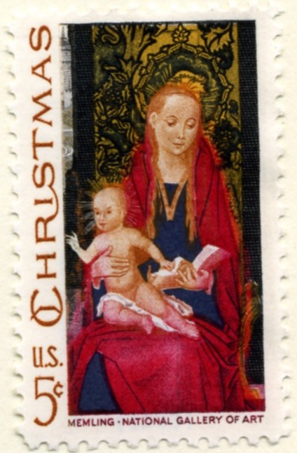 Scott 1336 5 Cent Stamp Christmas Madonna and Child