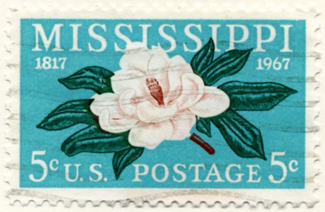 Scott 1337 5 Cent Stamp Mississippi Statehood