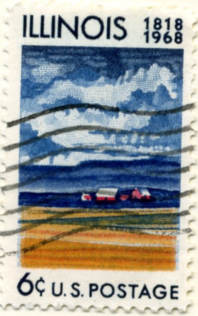 Scott 1339 6 Cent Stamp Illinois Statehood