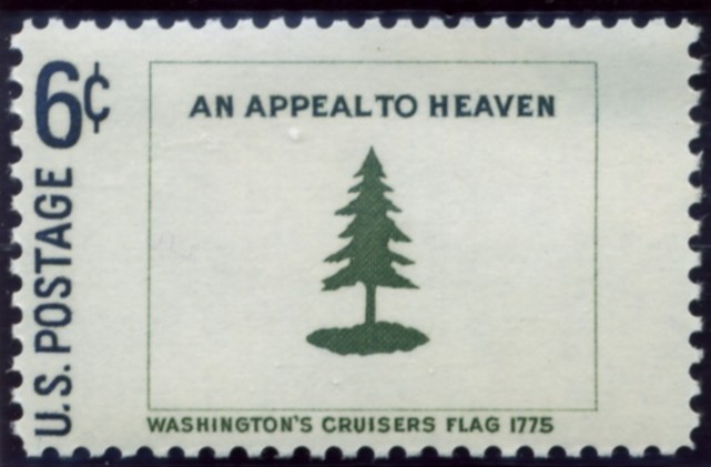 Scott 1347 6 Cent Stamp Washington's Cruisers Flag