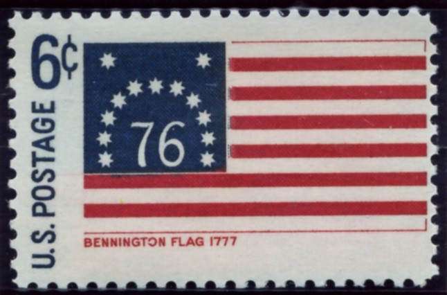 Scott 1348 6 Cent Stamp Bennington Flag