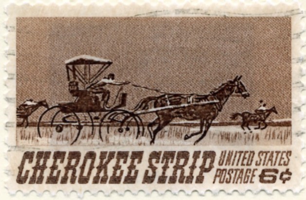 Scott 1360 6 Cent Stamp Cherokee Strip Land Rush