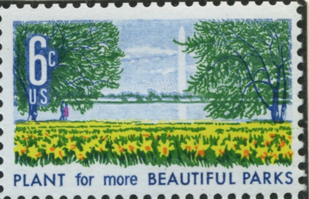 Scott 1366 6 Cent Stamp Beautification - Parks