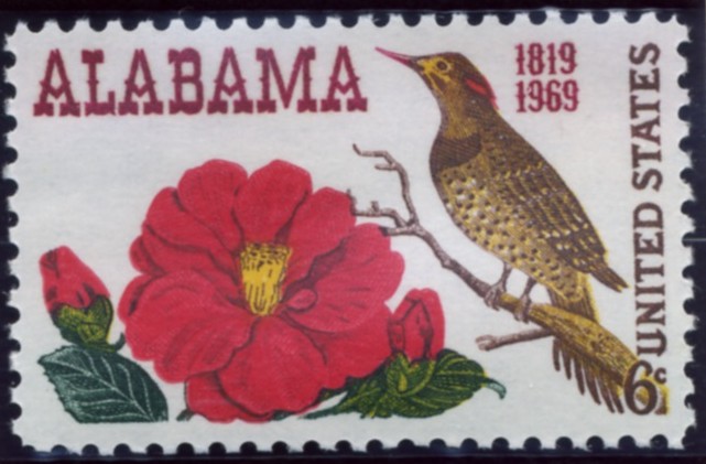 Scott 1375 6 Cent Stamp Alabama Statehood