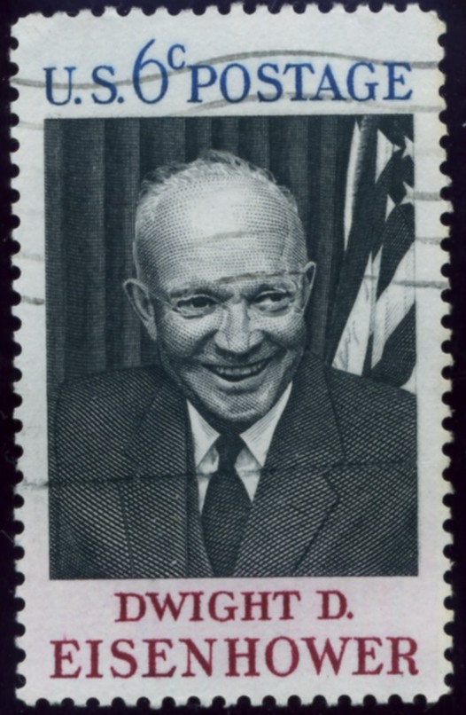 Scott 1383 6 Cent Stamp Dwight D Eisenhower