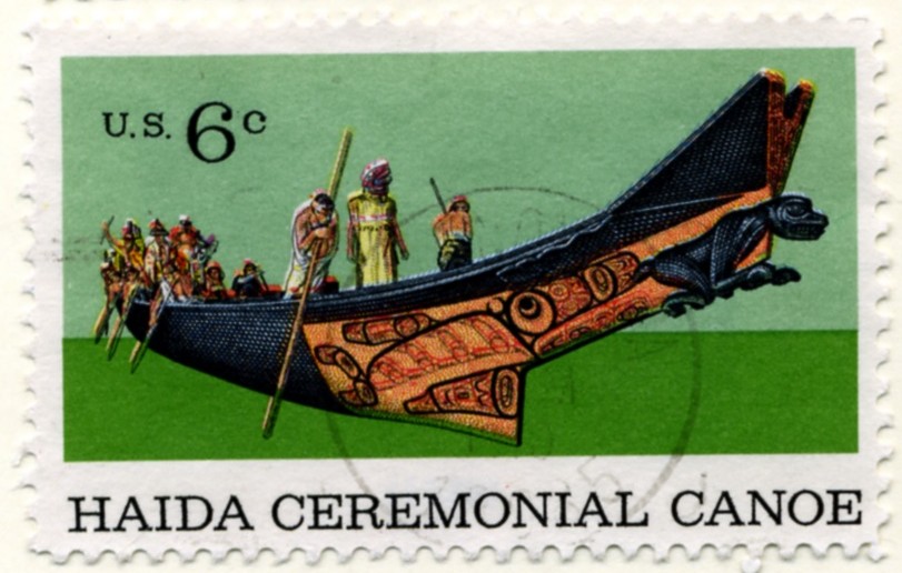 Scott 1389 6 Cent Stamp Haida Ceremonial Canoe