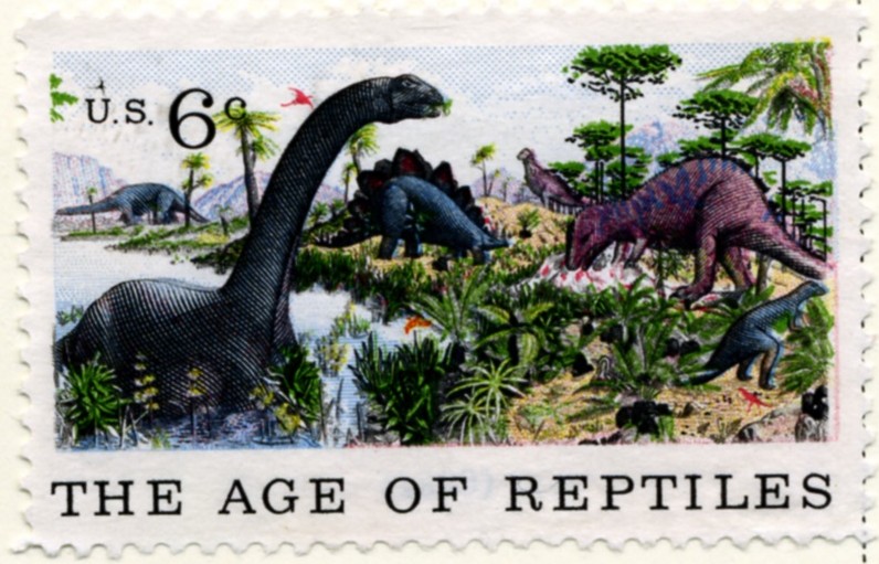 Scott 1390 6 Cent Stamp Age of the Reptiles