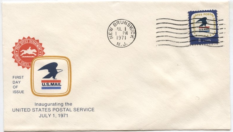 Scott 1396 8 Cent Stamp USPS Emblem First Day Cover #b