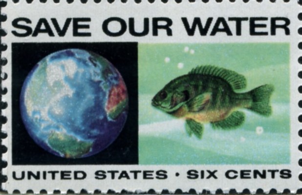 Scott 1412 6 Cent Stamp Save Our Water