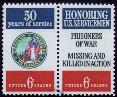 Scott 1421 to 1422 6 Cent Stamps Military Services