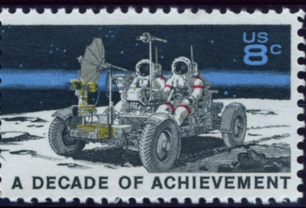 Scott 1435 8 Cent Stamp Lunar Rover