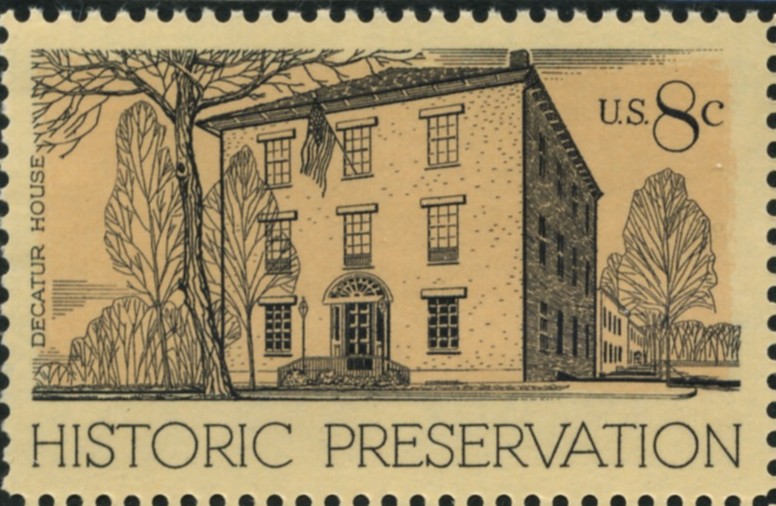 Scott 1440 8 Cent Stamp Decatur Home