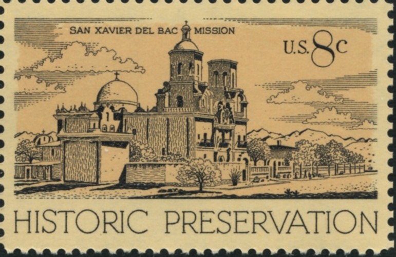 Scott 1443 8 Cent Stamp San Xavier del Bac Mission