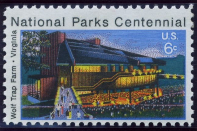 Scott 1452 6 Cent Stamp Wolf Trap Farm