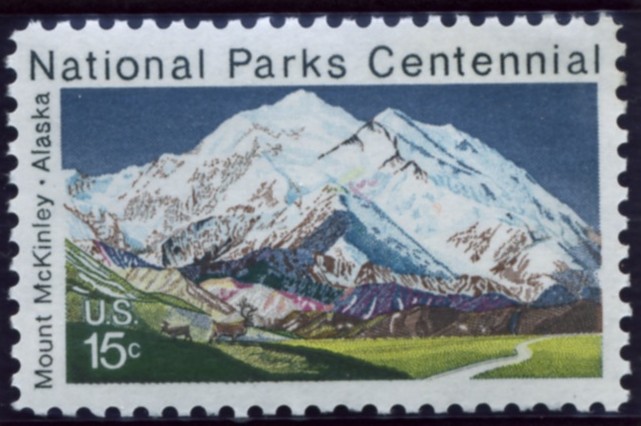 Scott 1454 15 Cent Stamp Mount McKinley