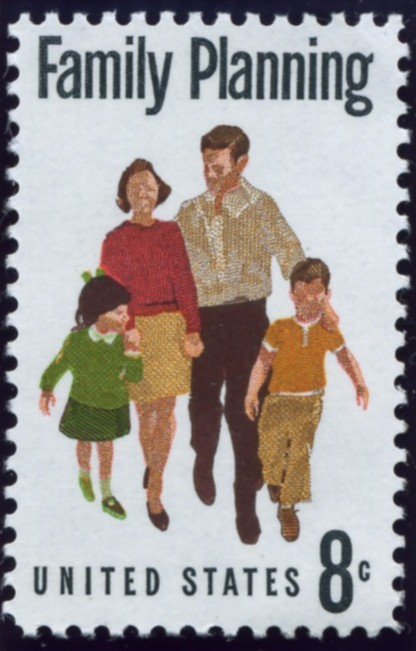 Scott 1455 8 Cent Stamp Family Planning