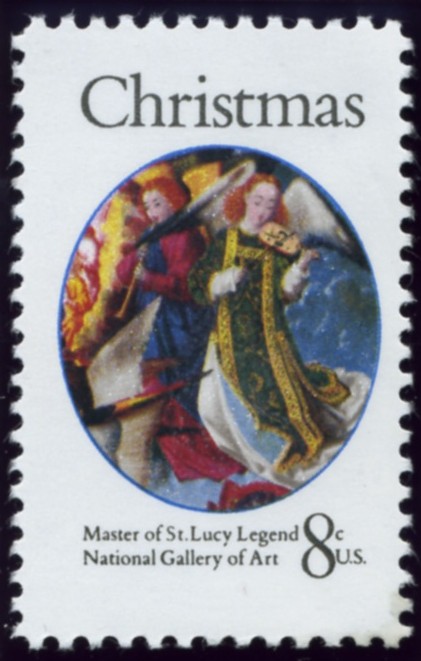 Scott 1471 8 Cent Stamp Christmas Master of St. Lucy Legend