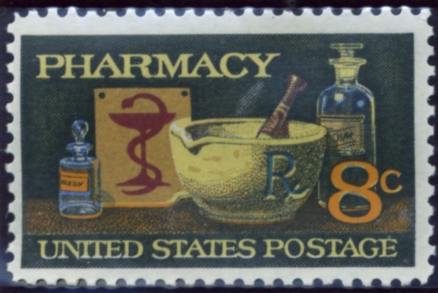 Scott 1473 8 Cent Stamp Pharmacy