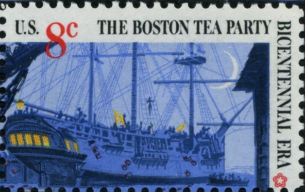 Scott 1481 8 Cent Stamp Boston Tea Party Ship at Anchor