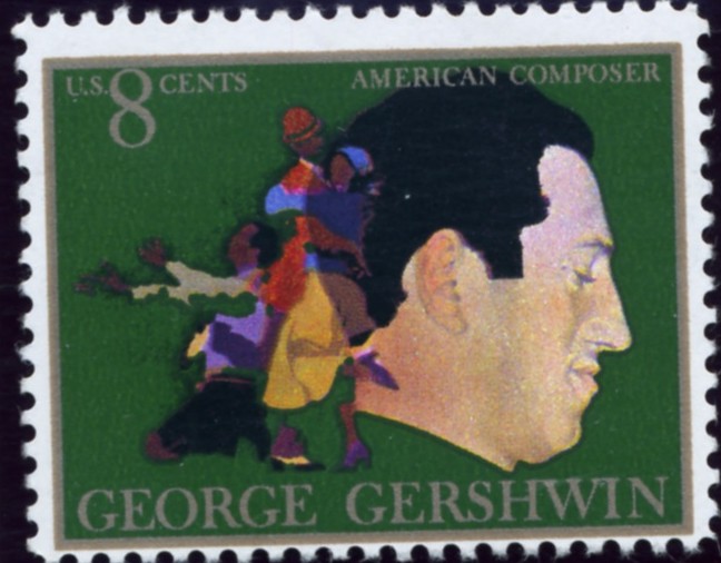 Scott 1484 8 Cent Stamp George Gershwin