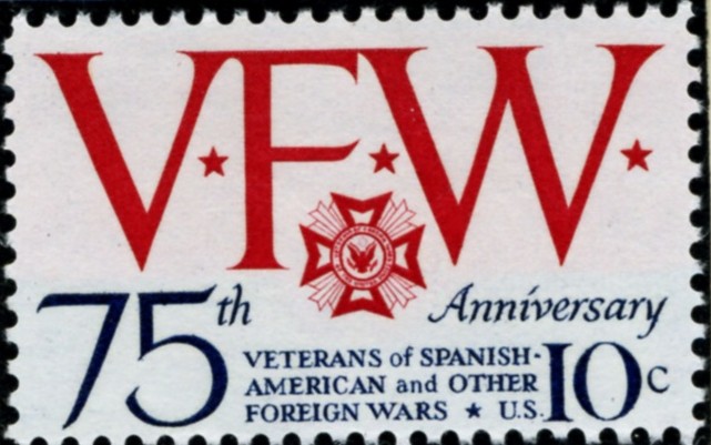 Scott 1525 10 Cent Stamp Veterans of Foreign Wars