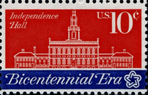 Scott 1546 10 Cent Stamp Bicentennial Era Independence Hall