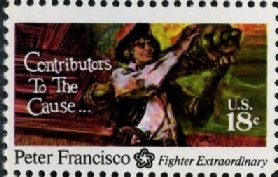 Scott 1562 18 Cent Stamp Peter Francisco