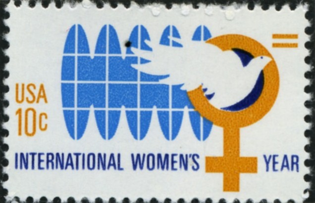Scott 1571 10 Cent Stamp International Women's Year