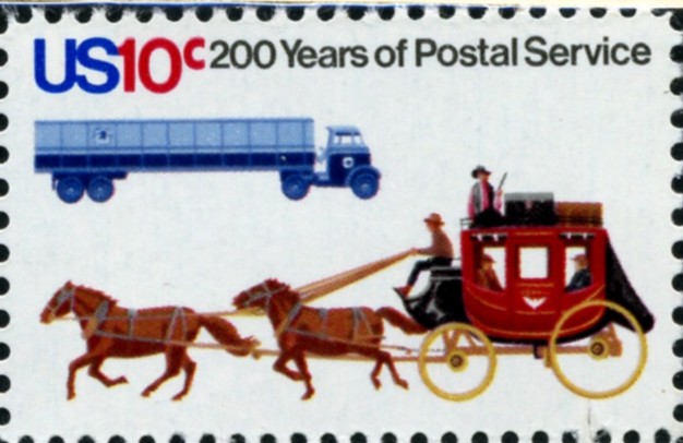 Scott 1572 10 Cent Stamp Stagecoach
