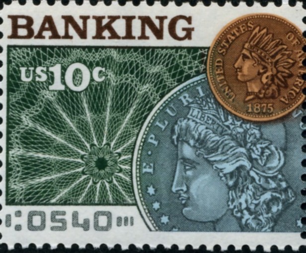 Scott 1577 10 Cent Stamps Banking