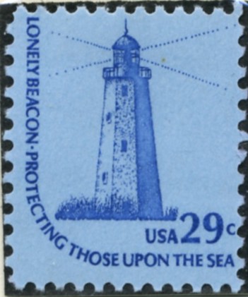Scott 1605 29 Cent Stamp Sandy Hook Lighthouse