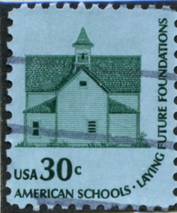 Scott 1606 30 Cent Stamp School House
