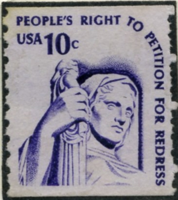 Scott 1617 10 Cent Coil Stamp Justice