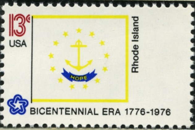 Scott 1645 13 Cent Stamp Rhode Island State Flag