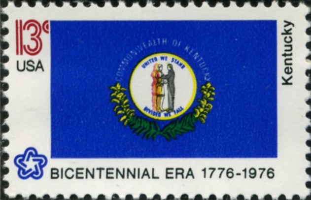 Scott 1647 13 Cent Stamp Kentucky State Flag