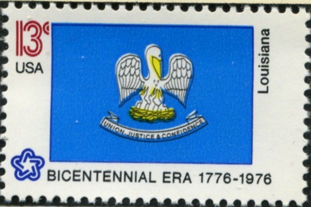 Scott 1650 13 Cent Stamp Louisiana State Flag
